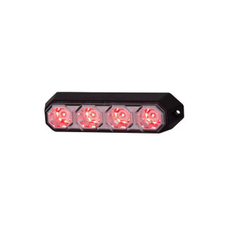 LED Warnleuchte, rot 142,6 x 37,6 x 35,4 mm