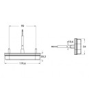 LED Schluss-/Umrissleuchte PRO-JACK, 12/24V, 2W, Kabel 0,5m, ECE R10, ADR