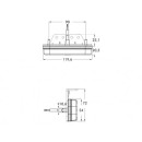 LED Seitenmarkierungsleuchte PRO-JACK, 12/24V, 2W, Winkelhalter, Kabel 0,5m, ECE R10, ADR