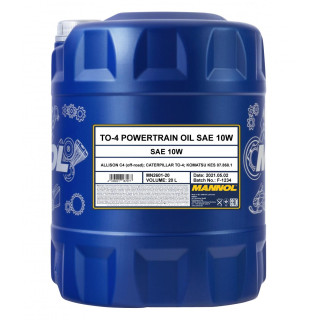 MANNOL TO-4 Powertrain Oil SAE 10W 20 Liter