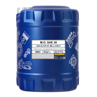 MANNOL M.O. SAE 30 10 Liter Einbereichsmotoröl für Dieselmotoren
