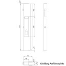 Langwegverschluss H 400 - Typ 411-01, rechts,...