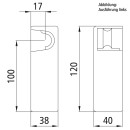 Pendellager H 10 G, rechts, Stahl roh