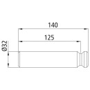 Pendelbolzen H 11 C, Stahl roh