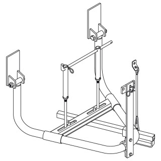 Reserveradhalter Typ 89,Ø 1080- 1130 mm, 900/430/920 mm