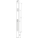 K4 Vorderrunge Stahl KTL, rechts, 800 mm BWH