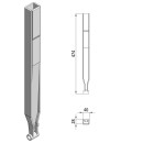 Kinnetop Rohr für 500 und 600 mm Rungen, Stahl roh