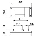 Midipoint I, 12 V, links, 5-pol. Bajonett, mit NSL