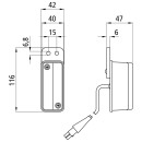 Umrissleuchte für seitlichen Anbau, 12 V