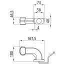 Superpoint II, 12 V, links, rt/ws/ge, 1,00 m, DC,...