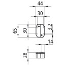 Flexipoint I, 12 V, rot/weiß, Tülle