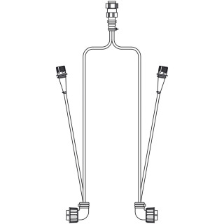 Verteilerleitung, 2,50 m, LM 20, 2 x 7-pol. ASS