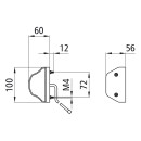 Regpoint LED, 12 V, KZL, 0,80 m, DC