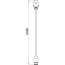 Versorgungskabel, 7-pol. Stecker, 17-pol. ASS LP 30, 12 m