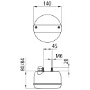 Dreikammerleuchte LED, 24 V, 140 mm Ø, PG,...