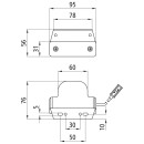 Sidepoint, 24 V, weiß, 0,5 m, P&R, 90°...