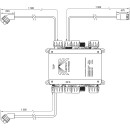 Verteiler+ ASS, Leuchtenzuleitung, 1300 mm/1500 mm, 1 x...