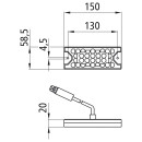 MiniLED II, 12/24 V, links/rechts, 3-pol. ASS, NSL + RFS