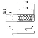 MiniLED II, 12/24 V, Blink-Brems-Standlicht, 500 mm, open...