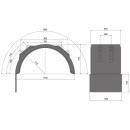 Hinterradkotflügel H-PE 65.1100.18-IKK AS 310 SG,...