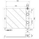 Warntafel f. Überbreite n. DIN 11030, hinten rechts,...