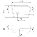 Anschraubböckchen/Aufbaukonsole für MB-Actros,...