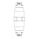 Rohrverbinder 10 x 1,0