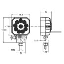 FABRILcar® Working Lamp LED 42-100, 1000 F, 1,5 m, openend, R23