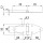 Seitentürscharnier rostfrei, L = 140 mm, B = 50 mm, H = 6,5 mm