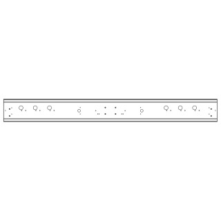 Alu Unterfahrschutz,Typ 563040, 2400 mm, RAL 9010