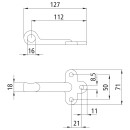 Gegenhalter 257 A/Größe 1, links = rechts,...