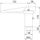 Suer Federriegel FS 97 SK, 18 mm, verzinkt