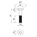 Senkkopfschraube M 16 x 25 mm, DIN 7991, 8.8,  galv. verzinkt