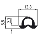 PVC-Dichtung, Rolle 100 m