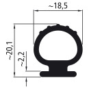 Gummidichtung SC-F20, Rolle 25 m