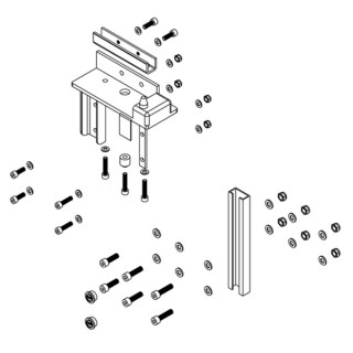 Montage Satz PWP Aluminium Trailer Kit