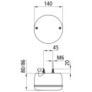 Nebelschlussleuchte, 24 V, 8-pol. ASS, 140 mm Ø