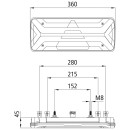 EcoLED II, 12/24 V, li, 7-pol. + 4x2-pol. Superseal,...