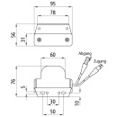 Sidepoint, 12 V, SML, 90°Winkel(Z), 3,0+0,1 m, 2-Fach...