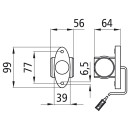 Superpoint III LED, 24 V, li/re, sw/ws/ge, 1,50 m,...