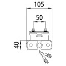 Unipoint II LED, 24 V, SML, 2-pol. Superseal, Winkel (Z)