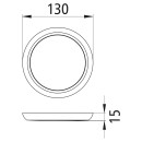 Inpoint III LED, 12/24 V, rund, 0,3 m, open end