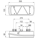 Ecopoint II, 24 V, links, 7-pol. + 2 x 2-pol. ASS, mit...