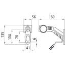 Superpoint III LED, 24 V, links, sw/ws/ge, 1,25 m, P&R