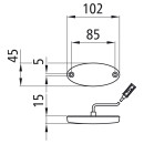 Flatpoint II LED, 24 V, weiß, 3,50 m, P&R, mit...