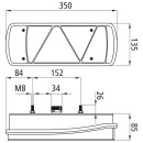 Ecopoint II LED, 24 V, rechts, 7-pol. ASS, mit Dreieck