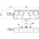 Europoint II LED, 24 V, links, mit Dreieck, URA