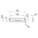 Innenleuchte LED, 24 V, Kabel 1,5 m, 3-pol. ASS