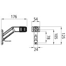 Superpoint IV LED, 12 V, rechts, rt/ws/ge, 1,00 m, DC