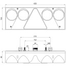 Europoint II, 24 V, links, 7-pol. ASS + 2 x 2-pol. ASS